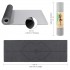 Kono TPE Non-slip Classic Yoga Mat - Black And Grey